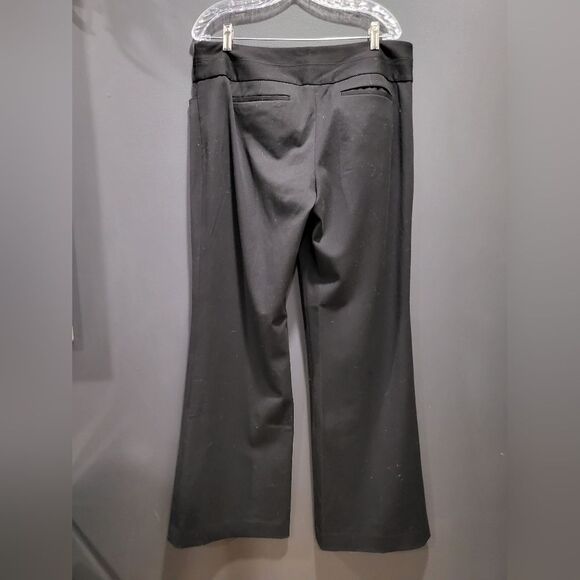 Express Black Trousers with Structured Fabric and Full Length - Picture 3 of 9